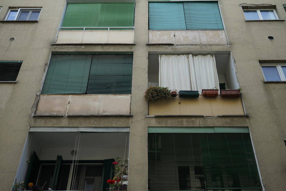 Il condominio di via Birago a Milano, pre intervento di riqualificazione
