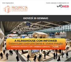 A Klimahouse con Infoweb 5