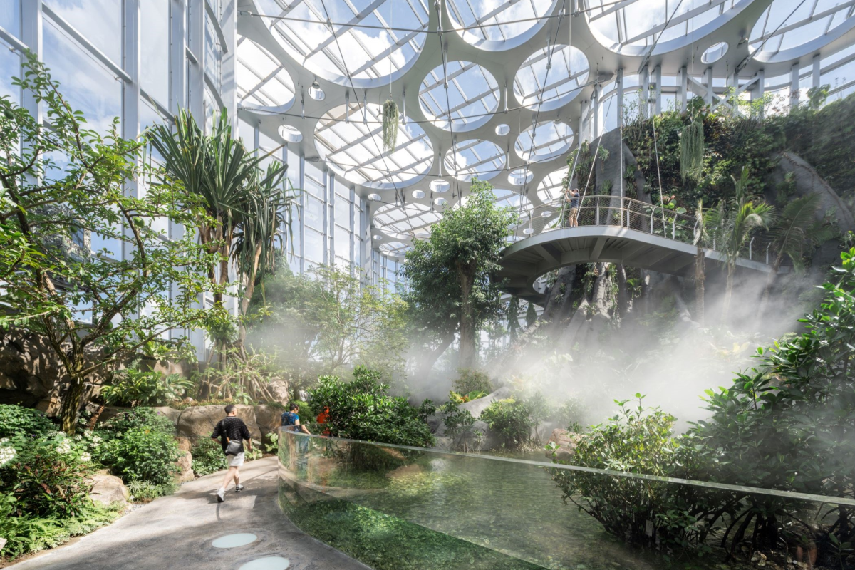 Greenhouse garden: Da centrale elettrica a carbone a edificio NET Zero