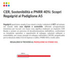 CER, Sostenibilità e PNRR 40%