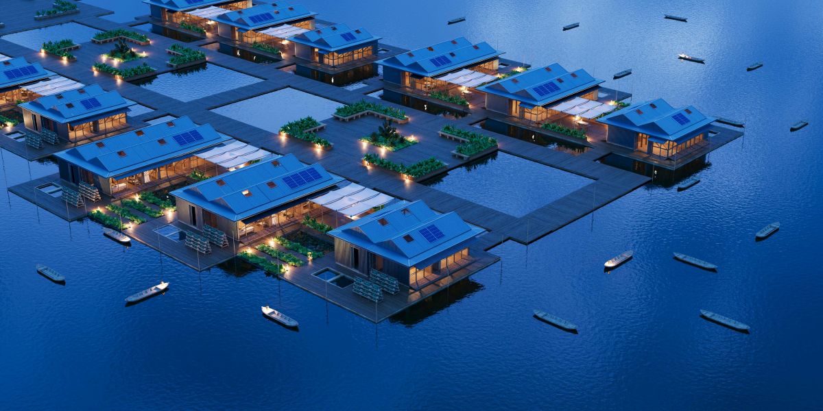 Floating Hope: La casa è flottante, sostenibile e resiliente