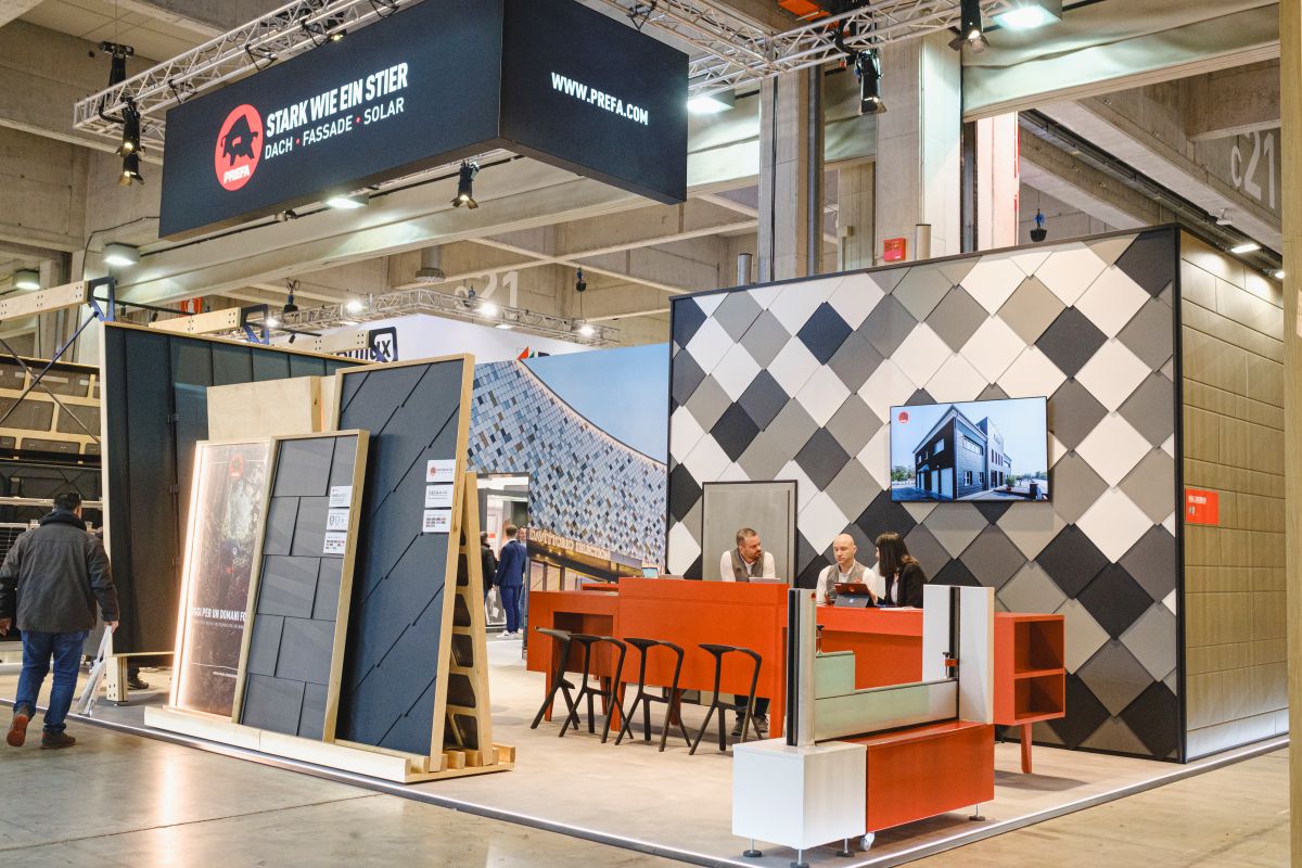 Lo stand Prefa a Klimahouse 2025