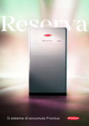 Scarica la brochure di Fronius Reserva