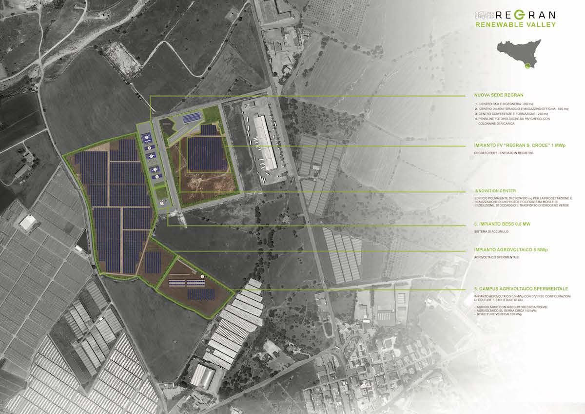 Master plan renewable valley nel Comune di Santa Croce Camerina, in provincia di Ragusa