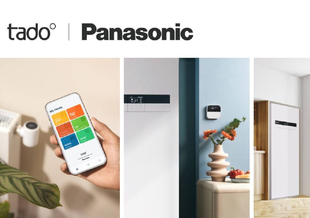 Panasonic e tado° insieme per il riscaldamento ad alta efficienza in Europa
