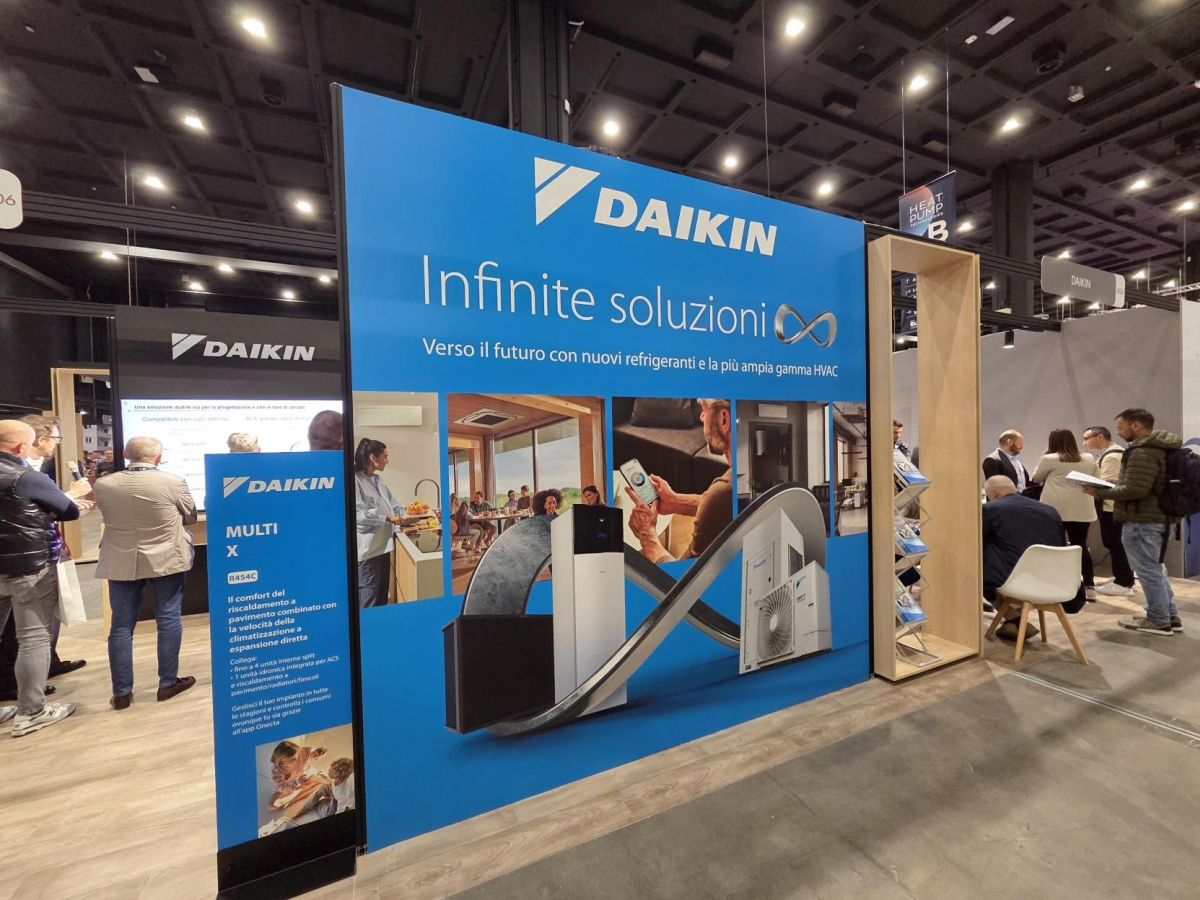 Lo stand Daikin a Heat Pump technologies 2025