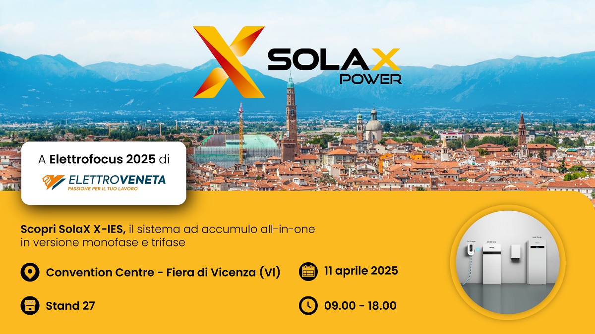 A Elettrofocus le innovazioni per l'energia solare di Solax Power