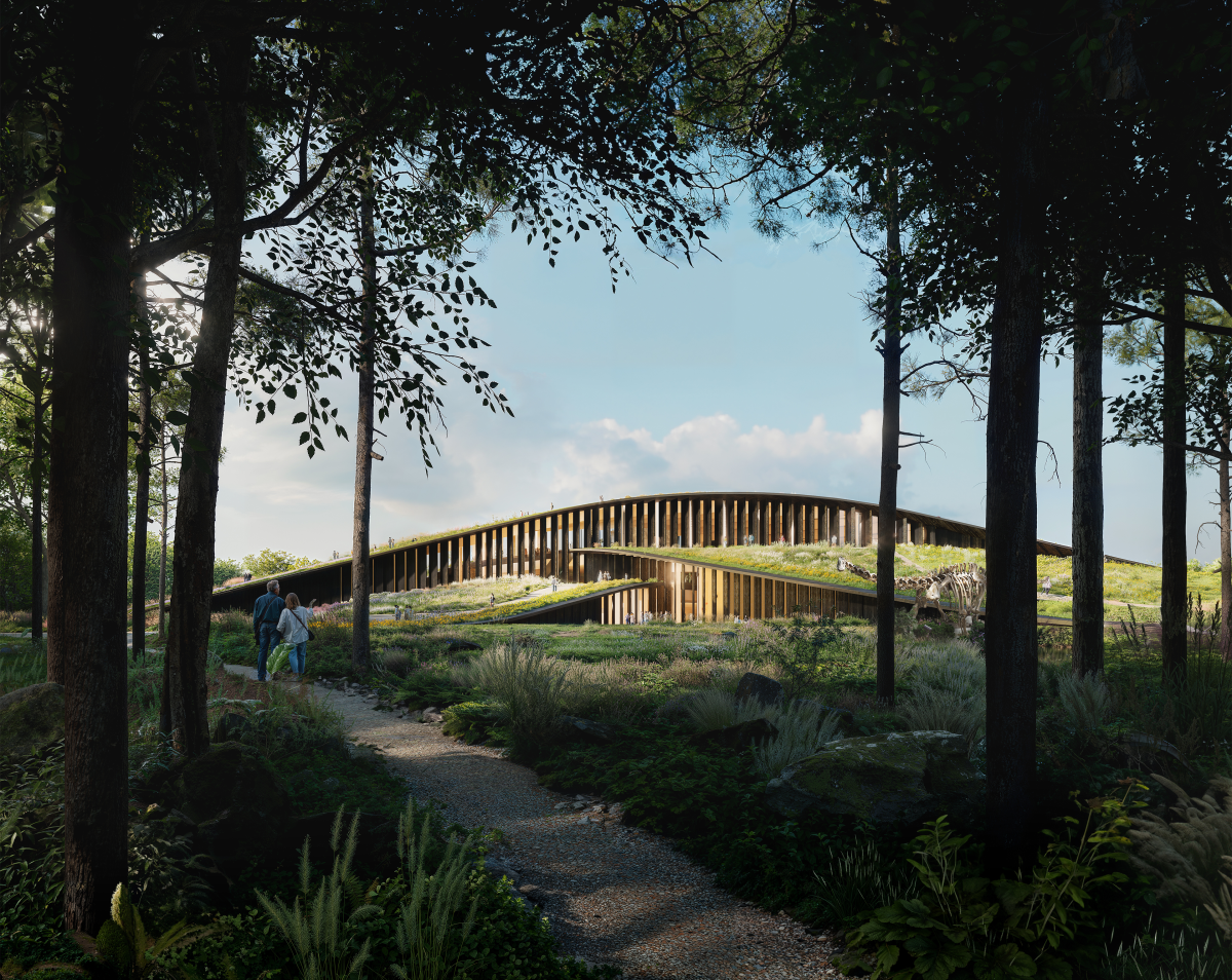 Le facciate in legno del nuovo Museo di Storia Naturale in Ungheria 