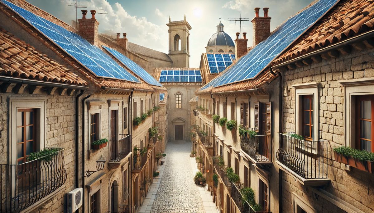 Sì ai pannelli fotovoltaici nei centri storici, i requisiti secondo il Consiglio di Stato e i limiti della Soprintendenza