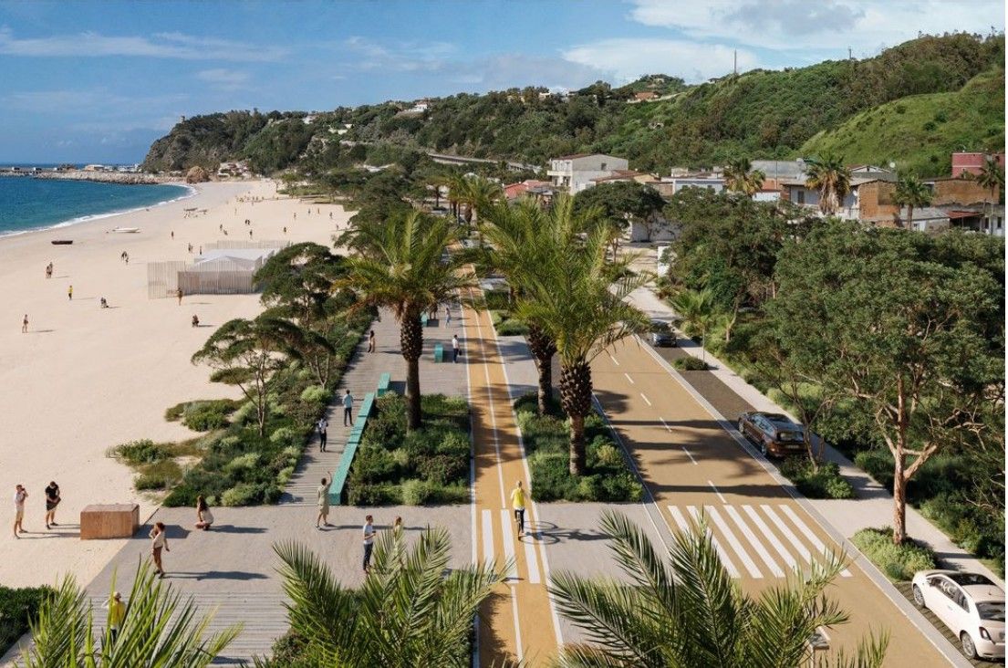 Il progetto di riqualificazione della spiaggia La Tonnara a Palmi 