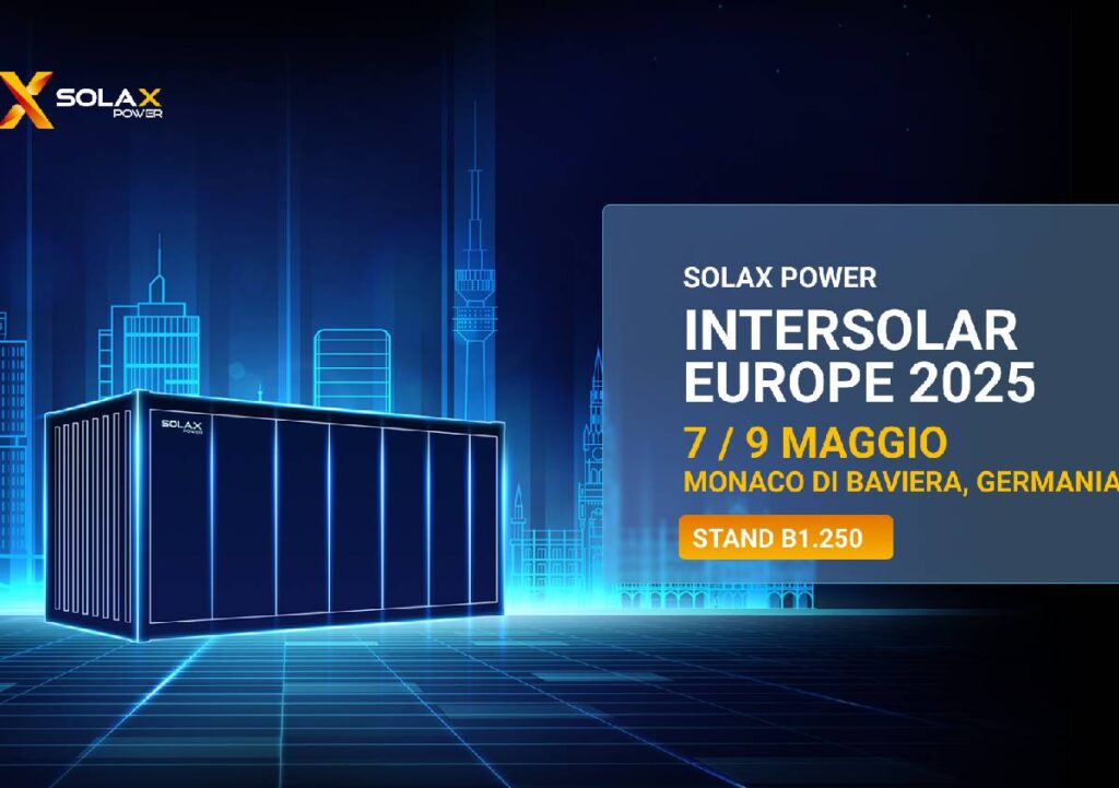 L’innovazione e la sostenibilità SolaX Power a Intersolar 2025