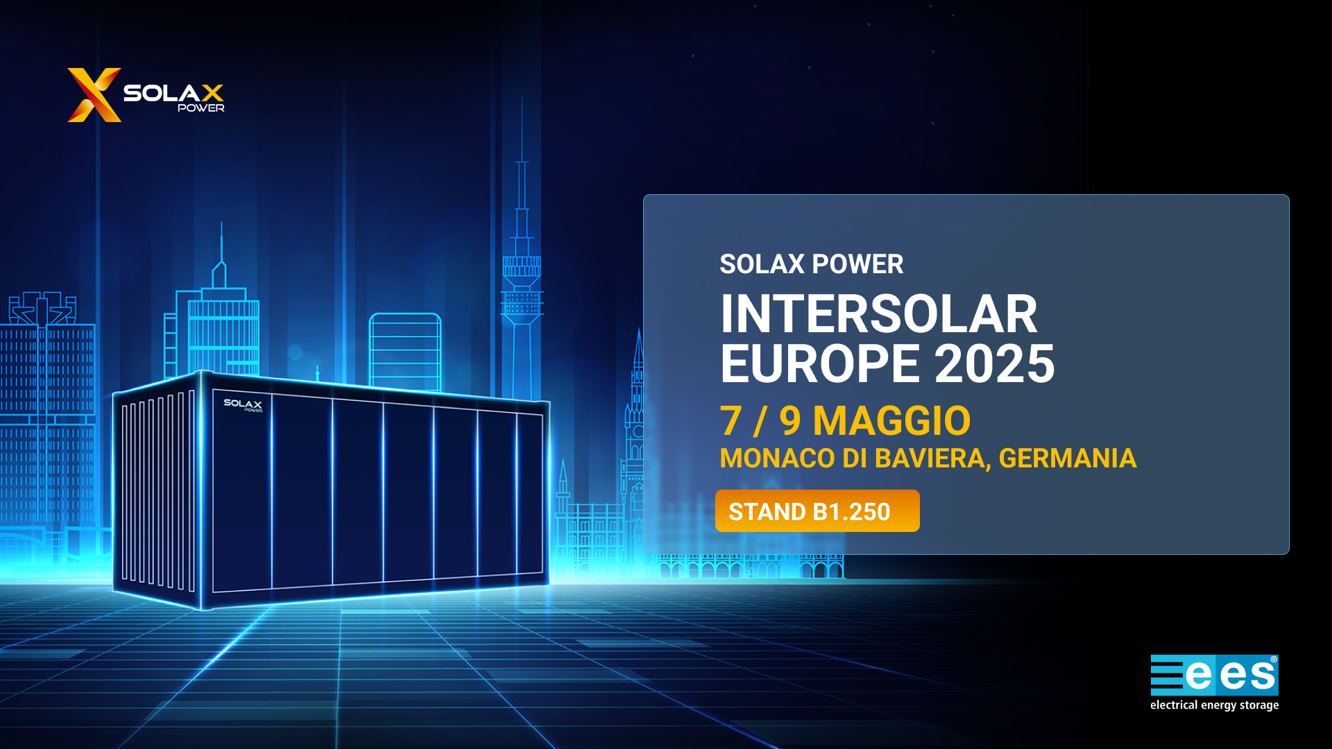 L'innovazione e la sostenibilità SolaX Power a Intersolar 2025