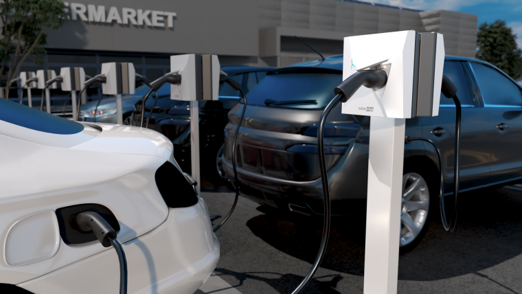 Ricarica per veicoli elettrici con energia solare