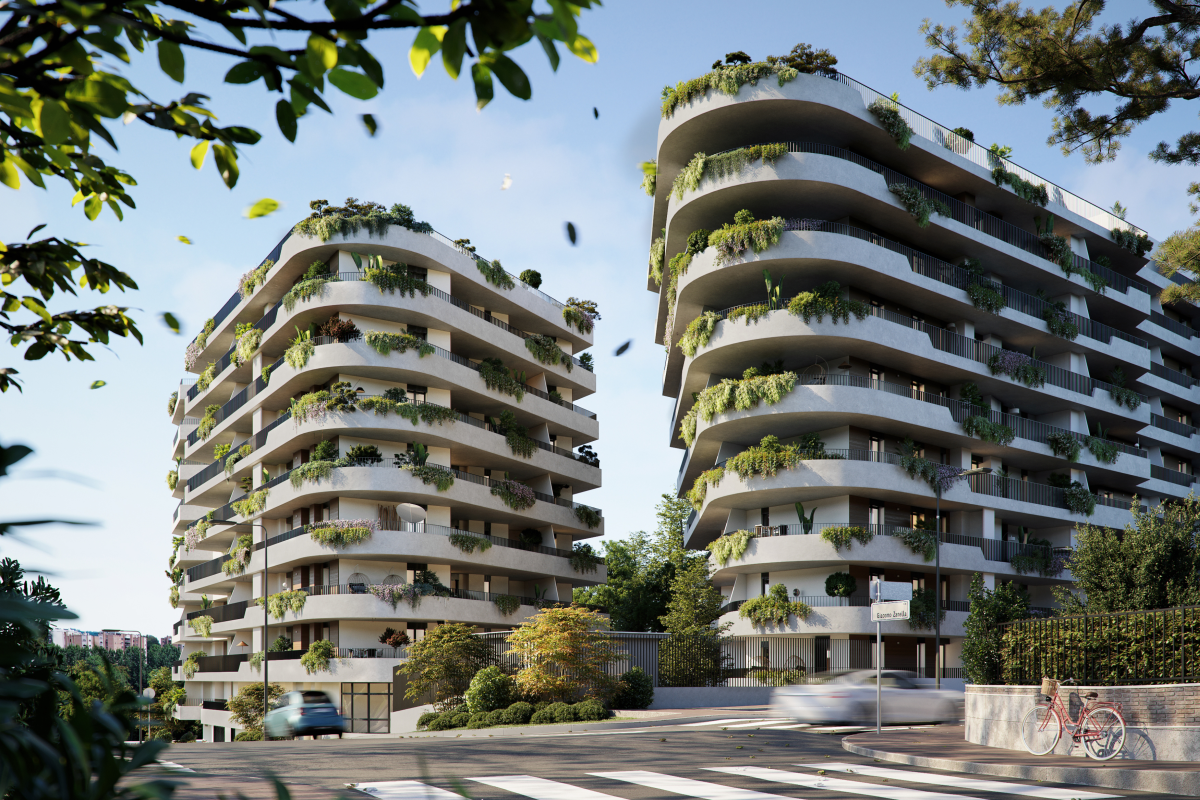 Terrazze Talenti a Roma, progetto dello studio milanese Vittorio Grassi Architects