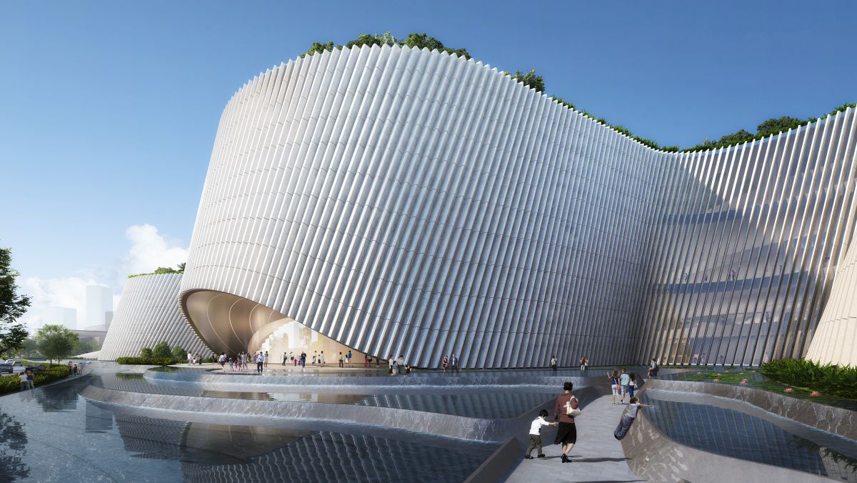 Shenzhen Natural History Museum, progetto di 3XN