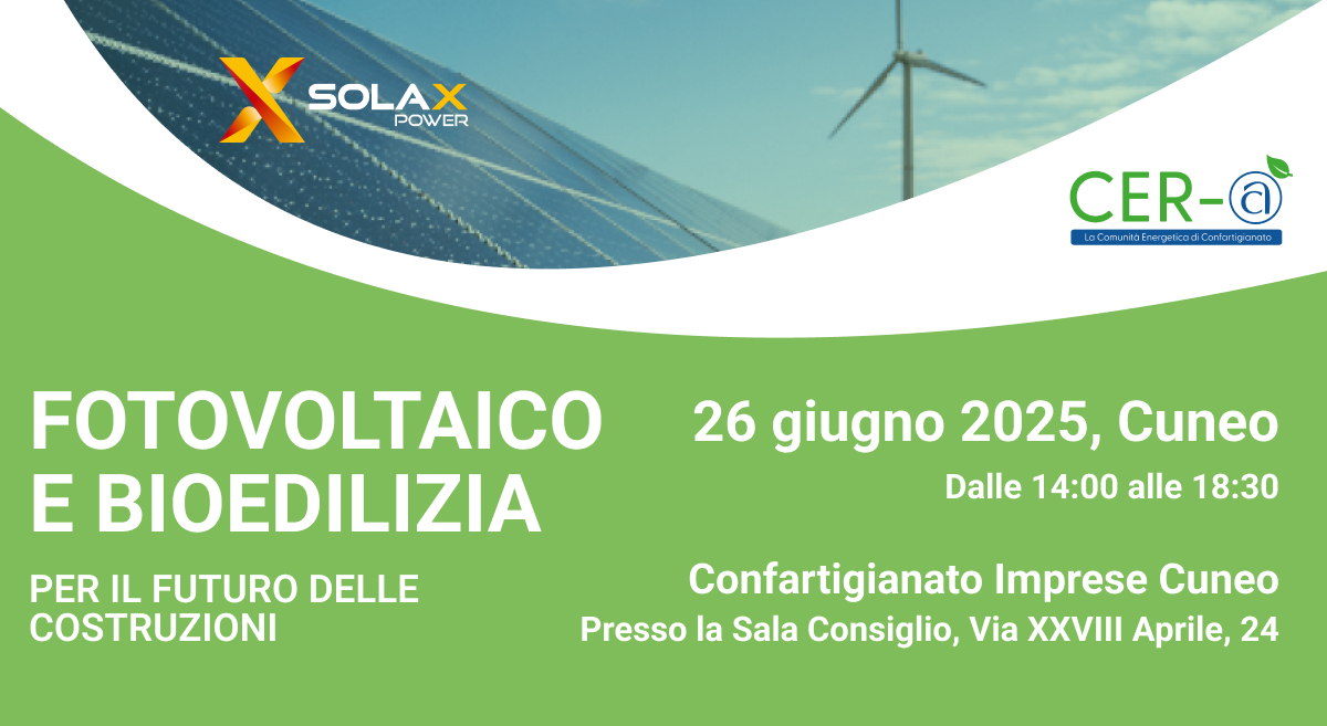 Energia pulita ed edilizia verde: il seminario di SolaX Power Italia a Cuneo