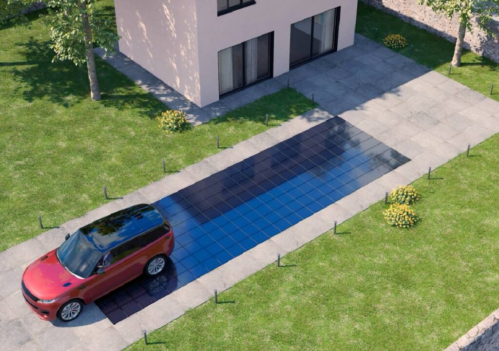 Piastrelle fotovoltaiche carrabili Enersun