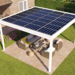 Pergola fotovoltaica a tetto fisso Enersun