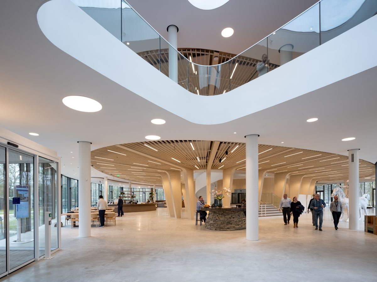 L'interno della sede Triodos Bank di RA