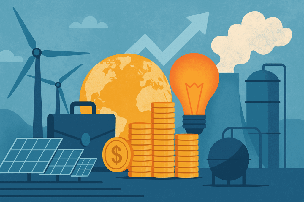 Investimenti energetici: nel 2025 a livello globale si toccheranno i 3.300 miliardi di dollari