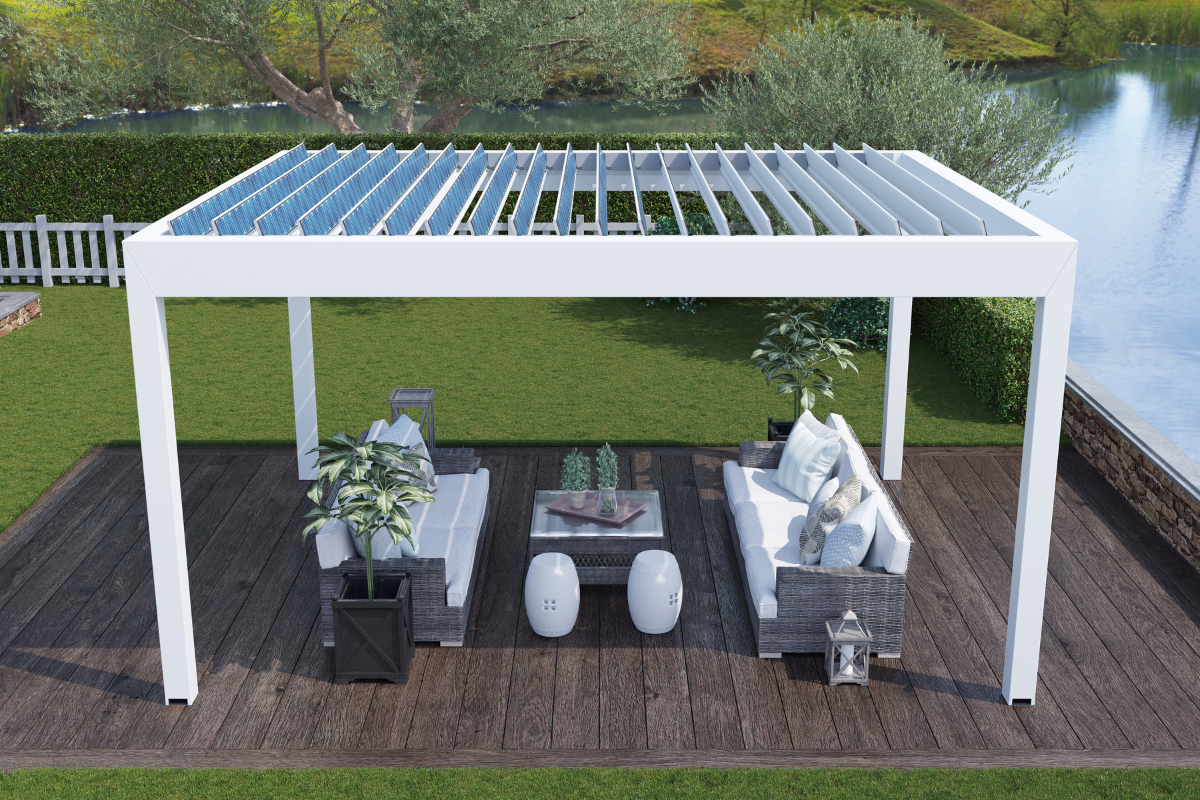 Pergola bioclimatica fotovoltaica Enersun