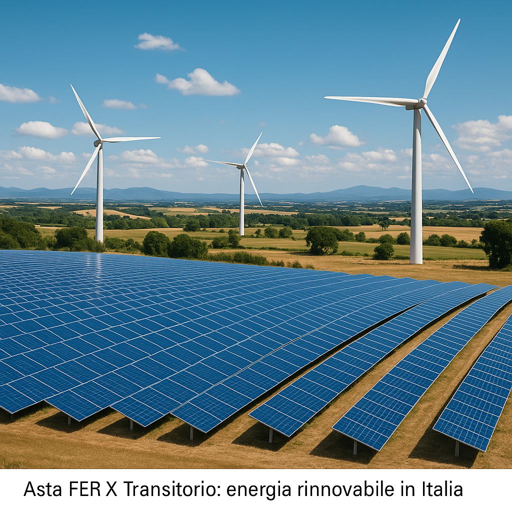 Prima asta FER X Transitorio: boom di adesioni e nuovo slancio alle rinnovabili