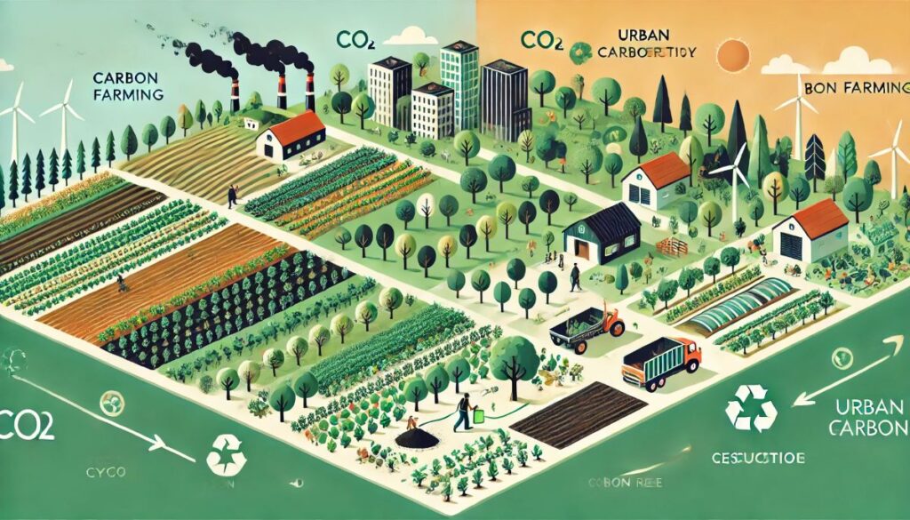 Carbon Farming e Urban Carbon Farming: “l’agricoltura del carbonio” come mezzo per raggiungere la neutralità climatica