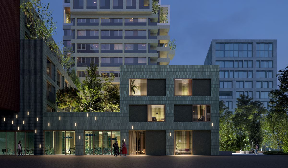 La torre ibrida e flessibile Nachteiland ad Amsterdam