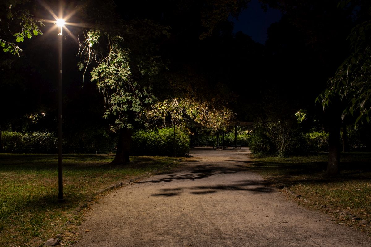 Illuminazione del Parco delle Acque Minerali di Imola