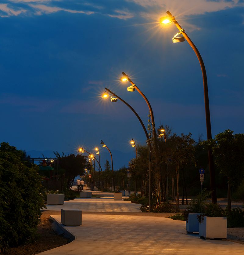 CARIBONI GROUP: illuminazione ciclopedonale a Paestum