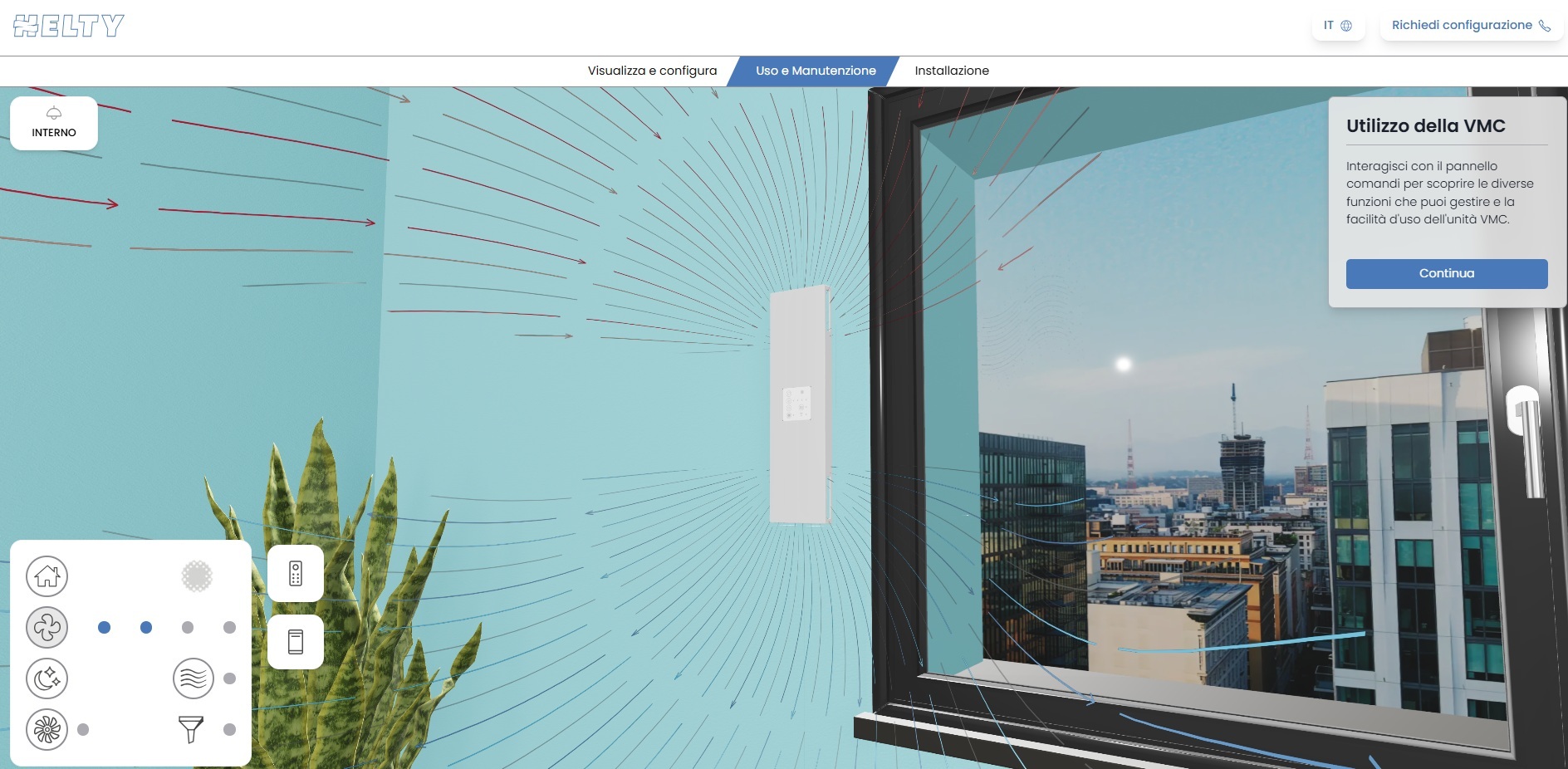 Helty introduce il nuovo configuratore 3D per il sistema VMC Flow40