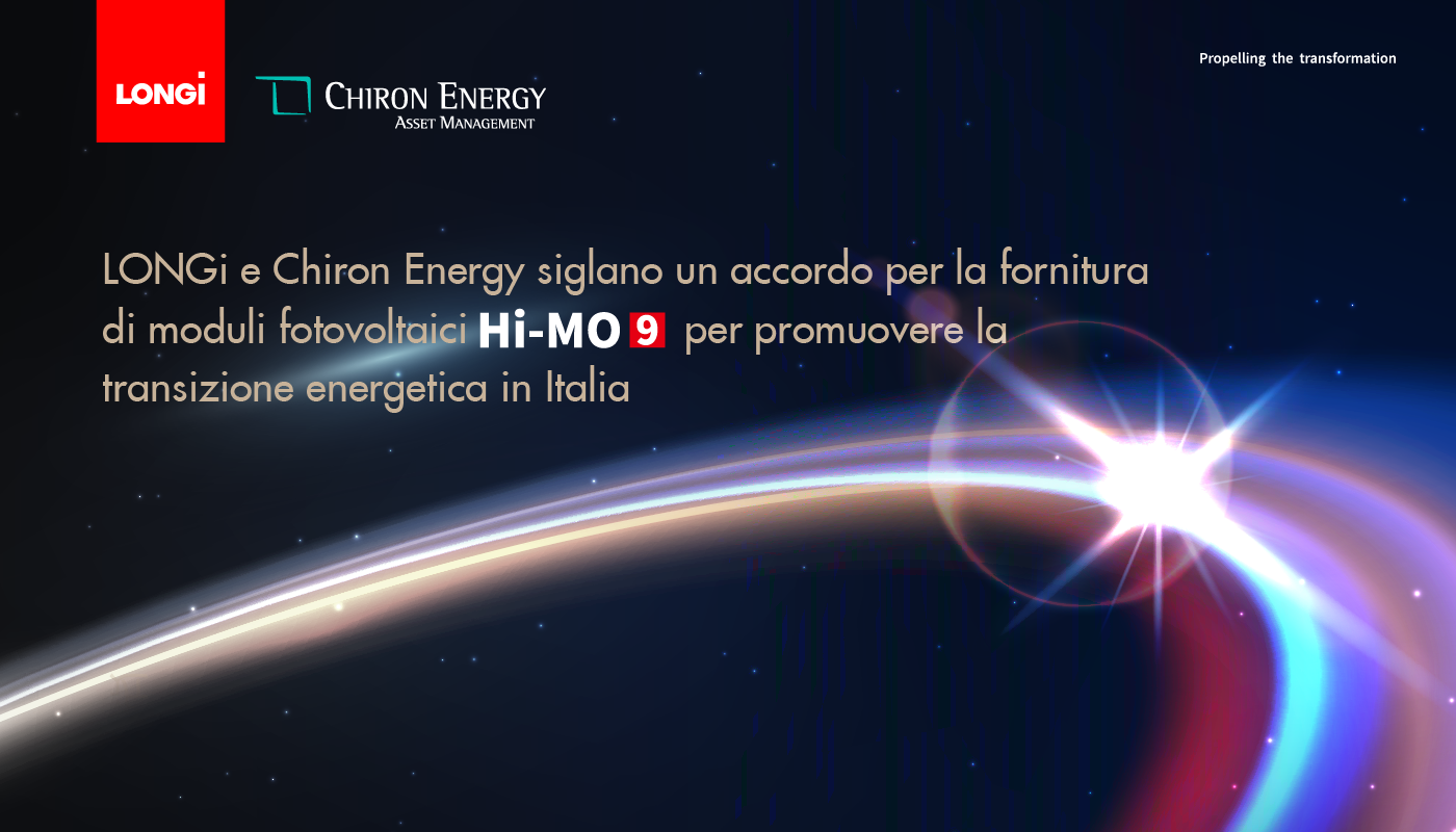 LONGi e Chiron Energy