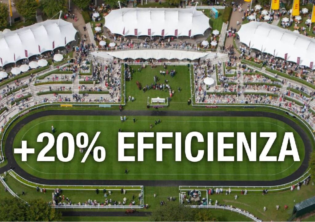 Efficientamento energetico dell’Ippodromo di Goodwood grazie a Lovato T-FAST