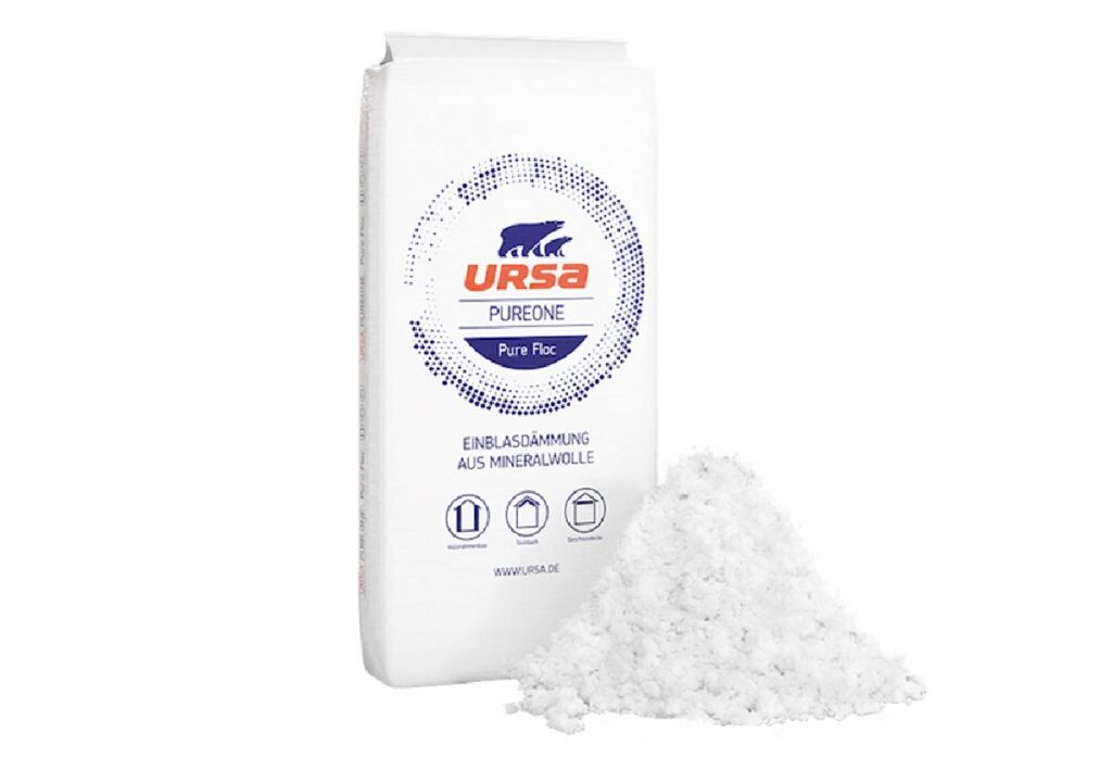 URSA PUREFLOC: isolamento da insufflaggio