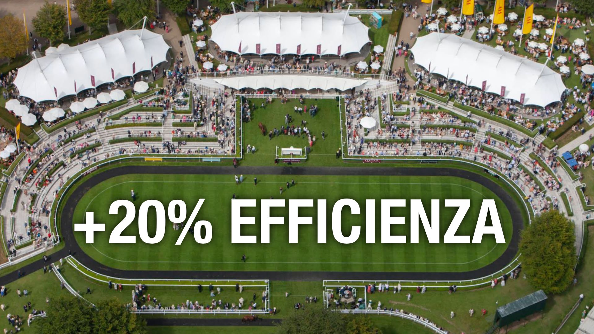 Efficientamento energetico dell’Ippodromo di Goodwood grazie a Lovato T-FAST