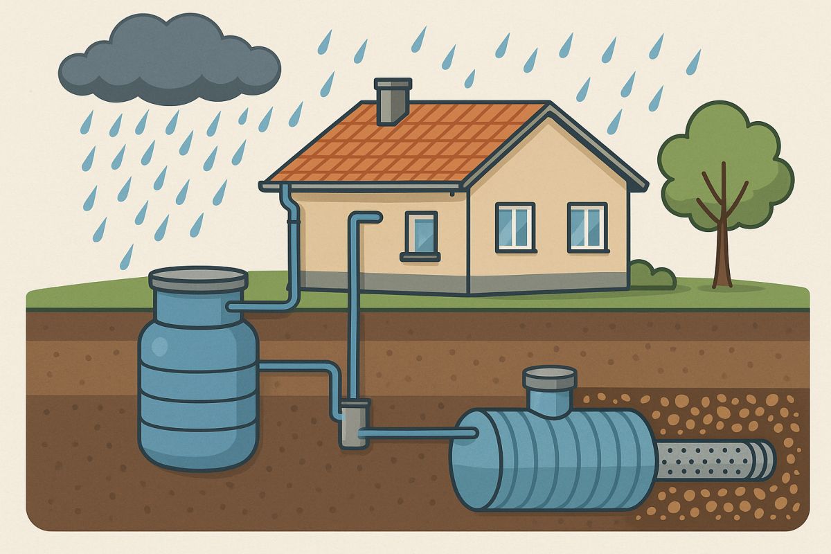 Effetti di interazione tra tecniche di raccolta dell'acqua e spaziatura