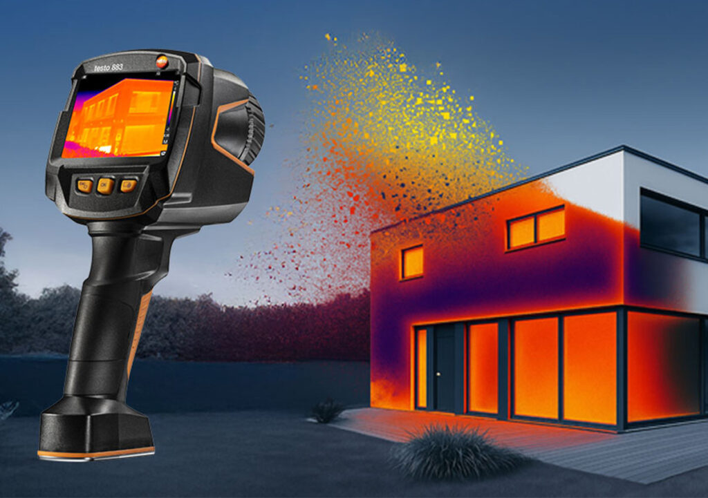 Termocamera Testo 883: diagnosi termica precisa per l’edilizia