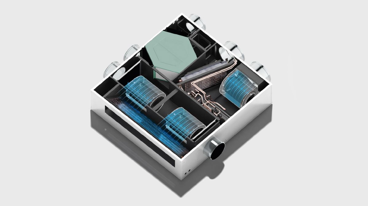 Ventilazione meccanica controllata HRA-i PLUS di INNOVA