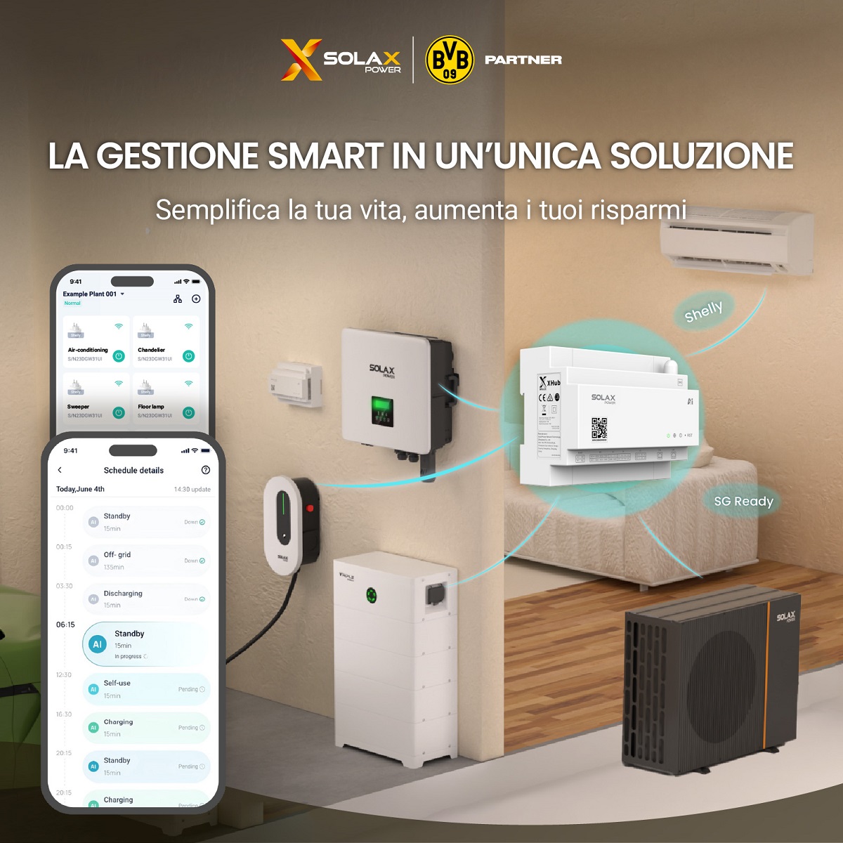 Gestione intelligente dell’energia domestica con X-Hub di SolaX Power