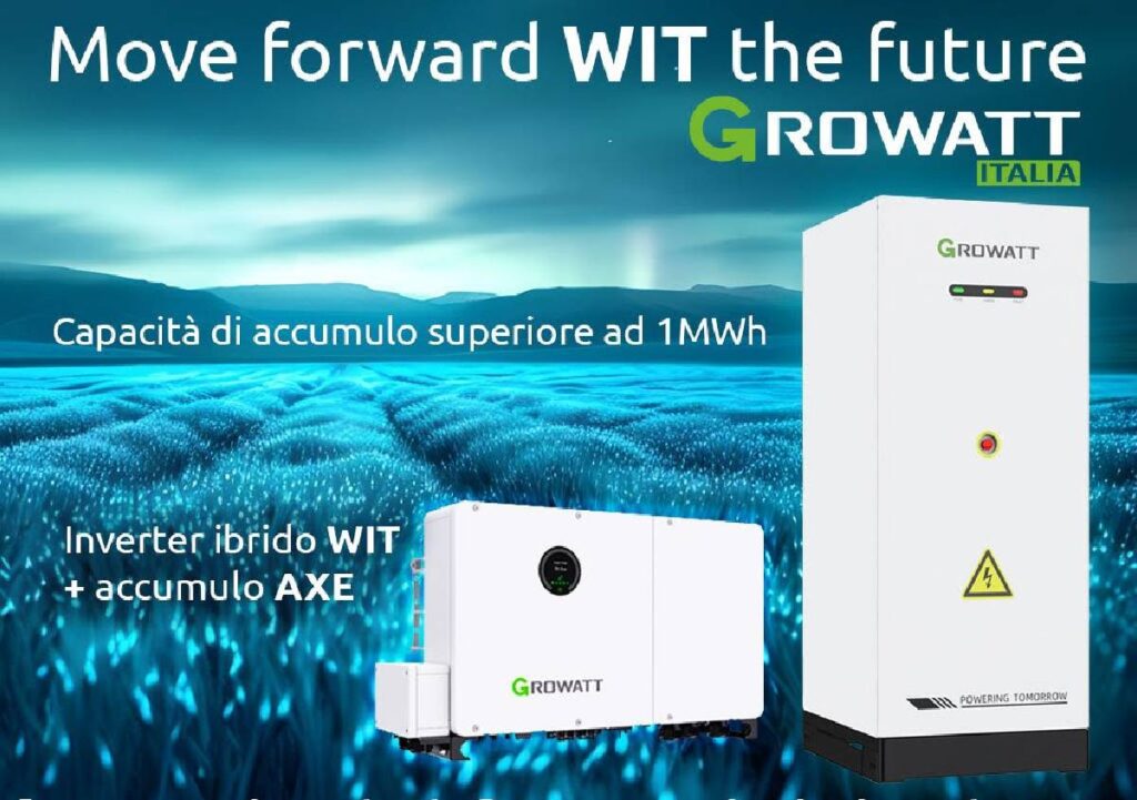 Accumulo energetico per il settore C&I: il sistema BESS WIT 50 di GROWATT