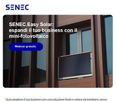 Webinar SENEC.Easy Solar: espandi il tuo business con il mini-fotovoltaico 3