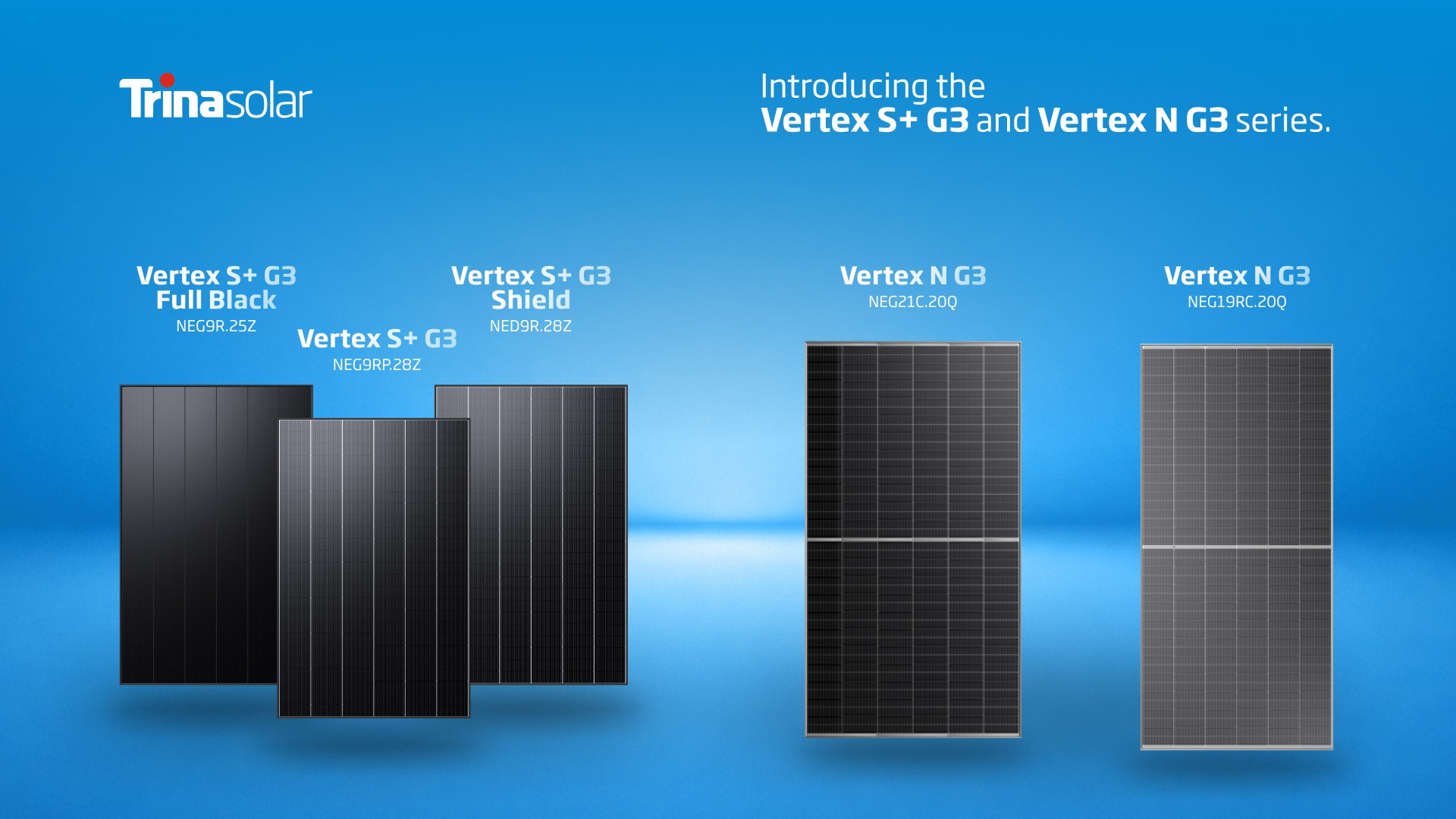 Trinasolar amplia la gamma fotovoltaica con le serie Vertex S+ G3 e Vertex N G3