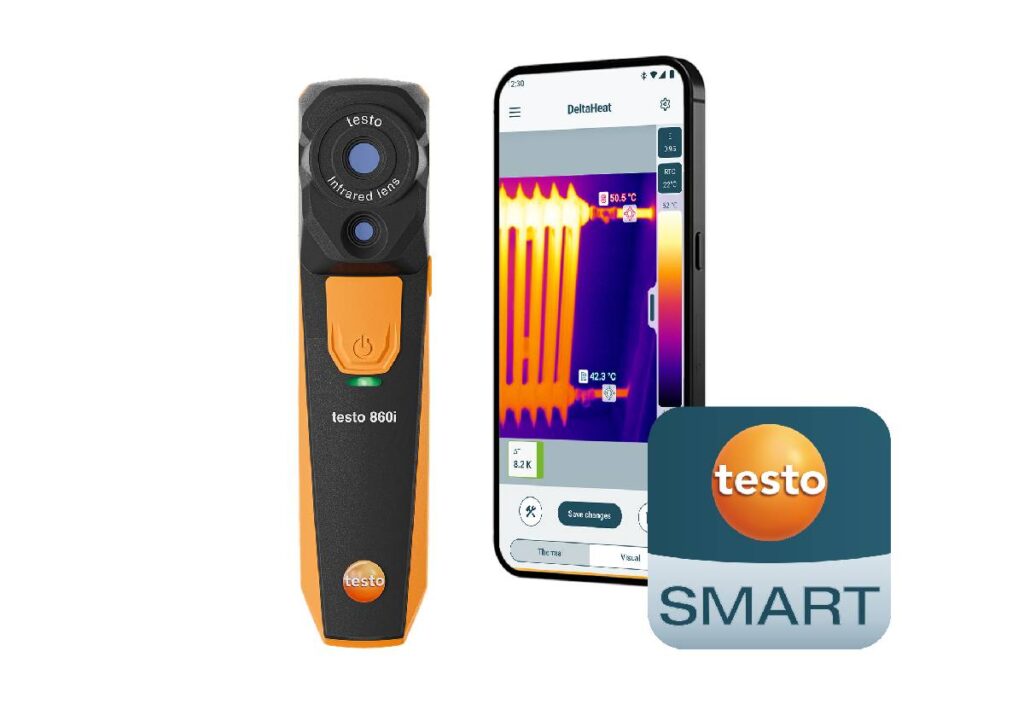 testo 860i: la termocamera wireless per smartphone che semplifica diagnosi e controlli