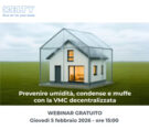 Prevenire umidità, condense e muffe con la VMC decentralizzata
