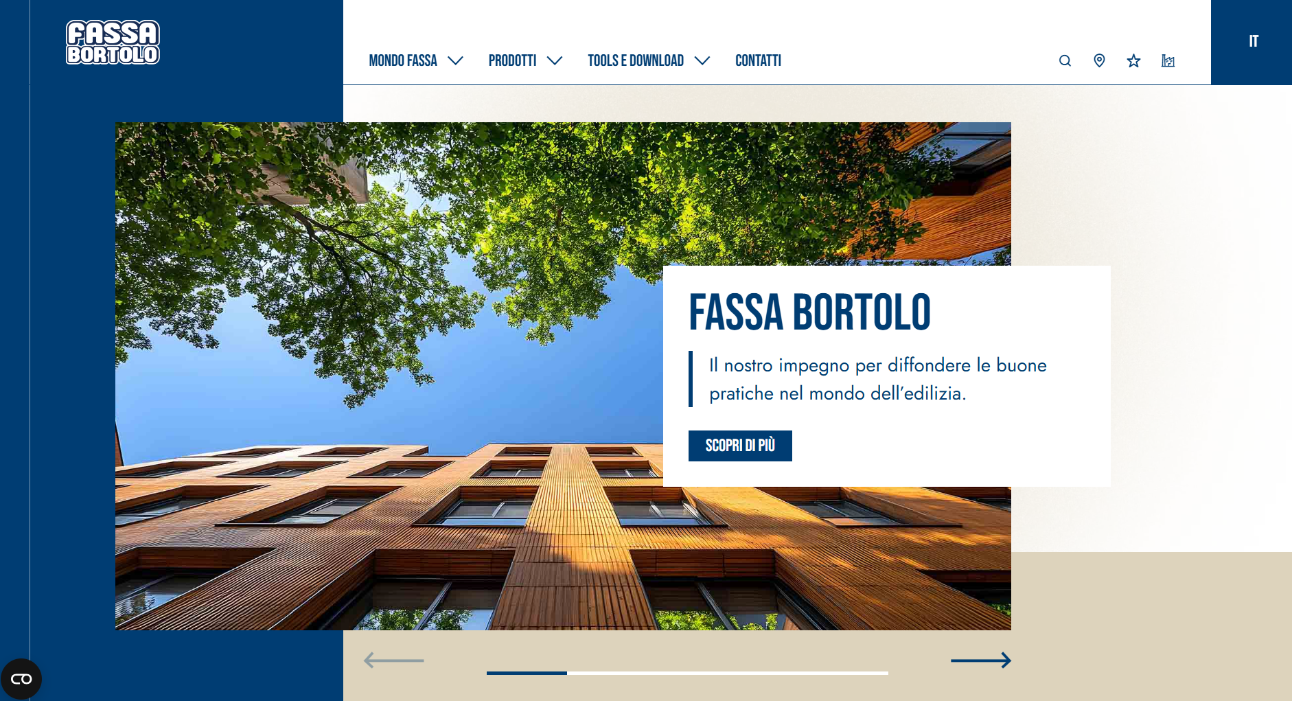 Fassa Bortolo rinnova il sito per offrire ai professionisti uno strumento di lavoro più evoluto