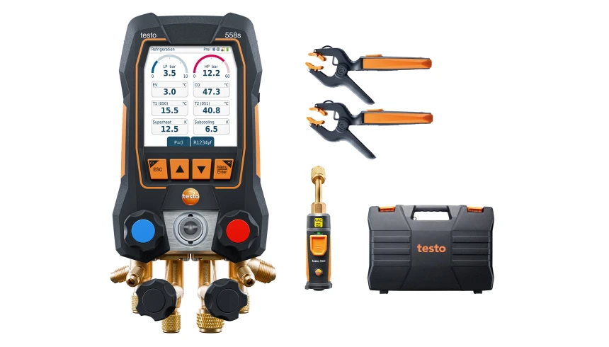 Kit Smart Vuoto testo 558s: manifold digitale con sonde wireless 