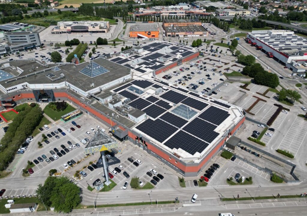 Le Piramidi di Vicenza: impianto fotovoltaico da 1,5 milioni per coprire il 40% dei consumi