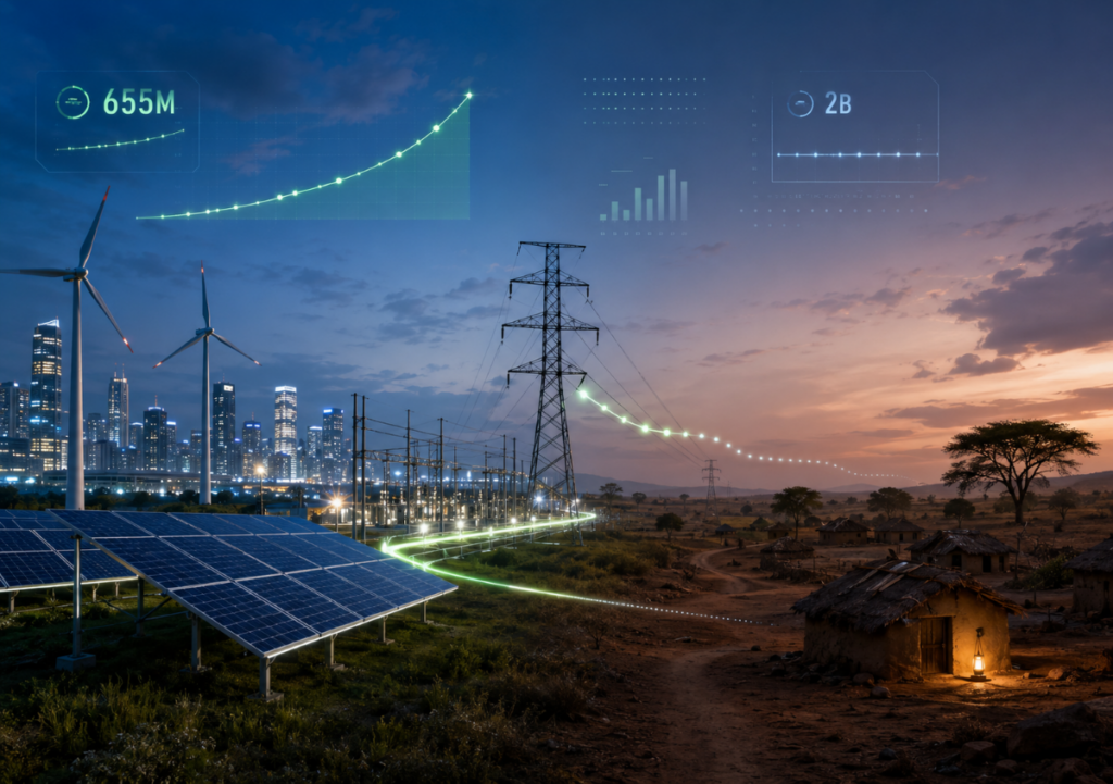 Rapporto SDG 7 2026: 655 milioni di persone senza elettricità, progressi diseguali verso l’energia per tutti