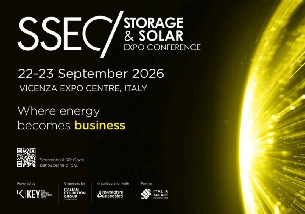 SSEC, il nuovo salone di IEG dedicato a solare e storage debutta a Vicenza nel 2026