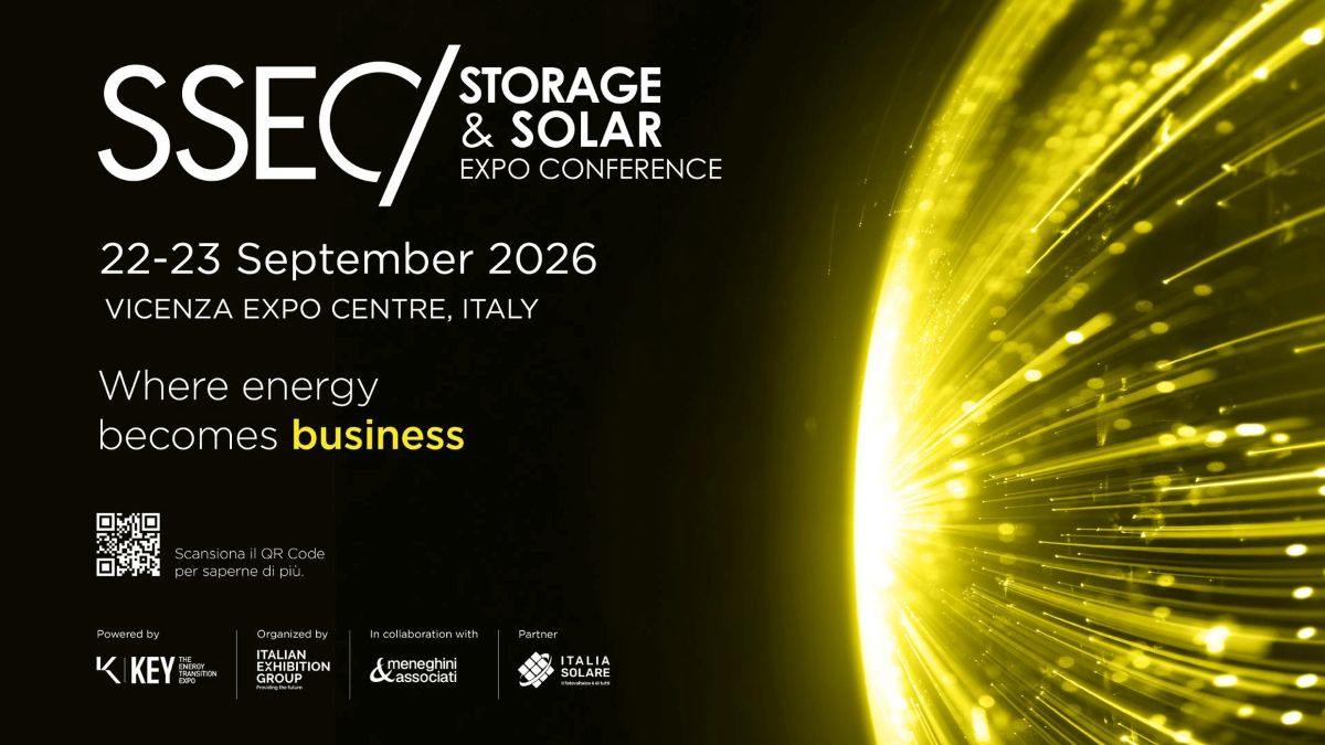 SSEC, il nuovo salone di IEG dedicato a solare e storage debutta a Vicenza nel 2026